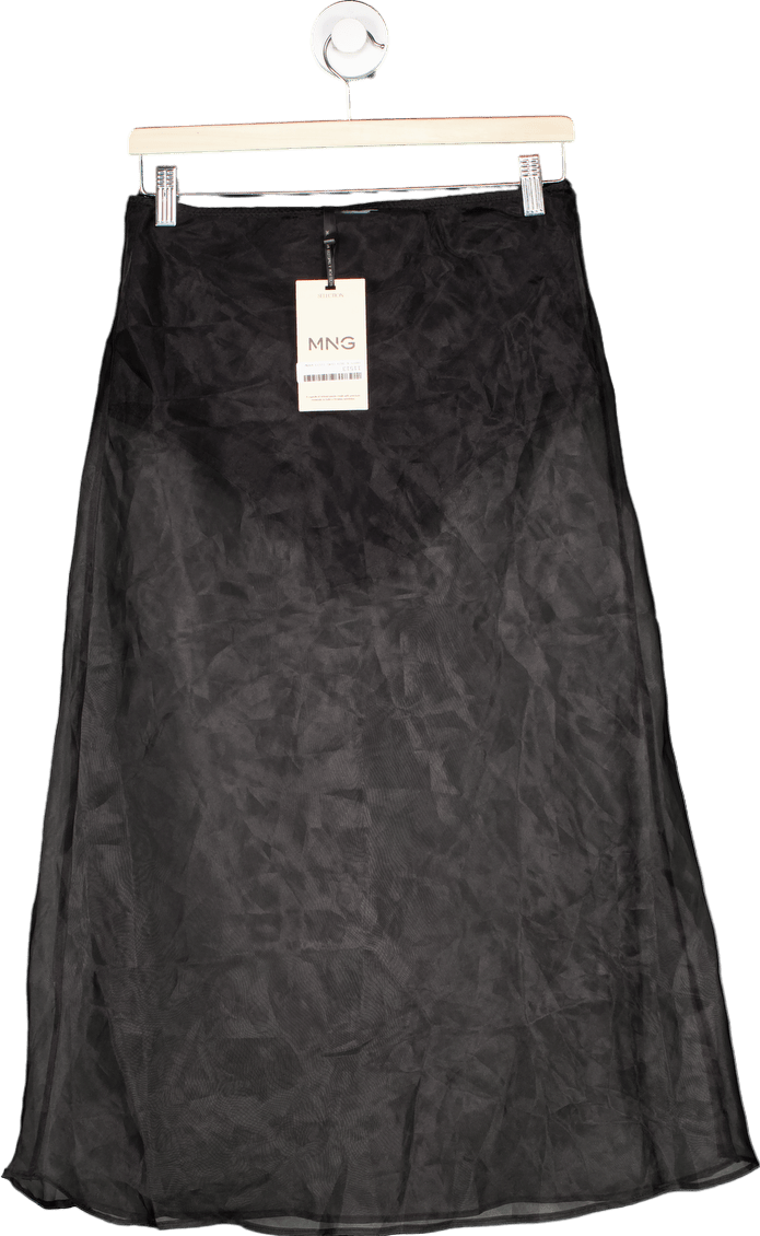 Mango Black Falda Clara Skirt EUR M - Reliked
