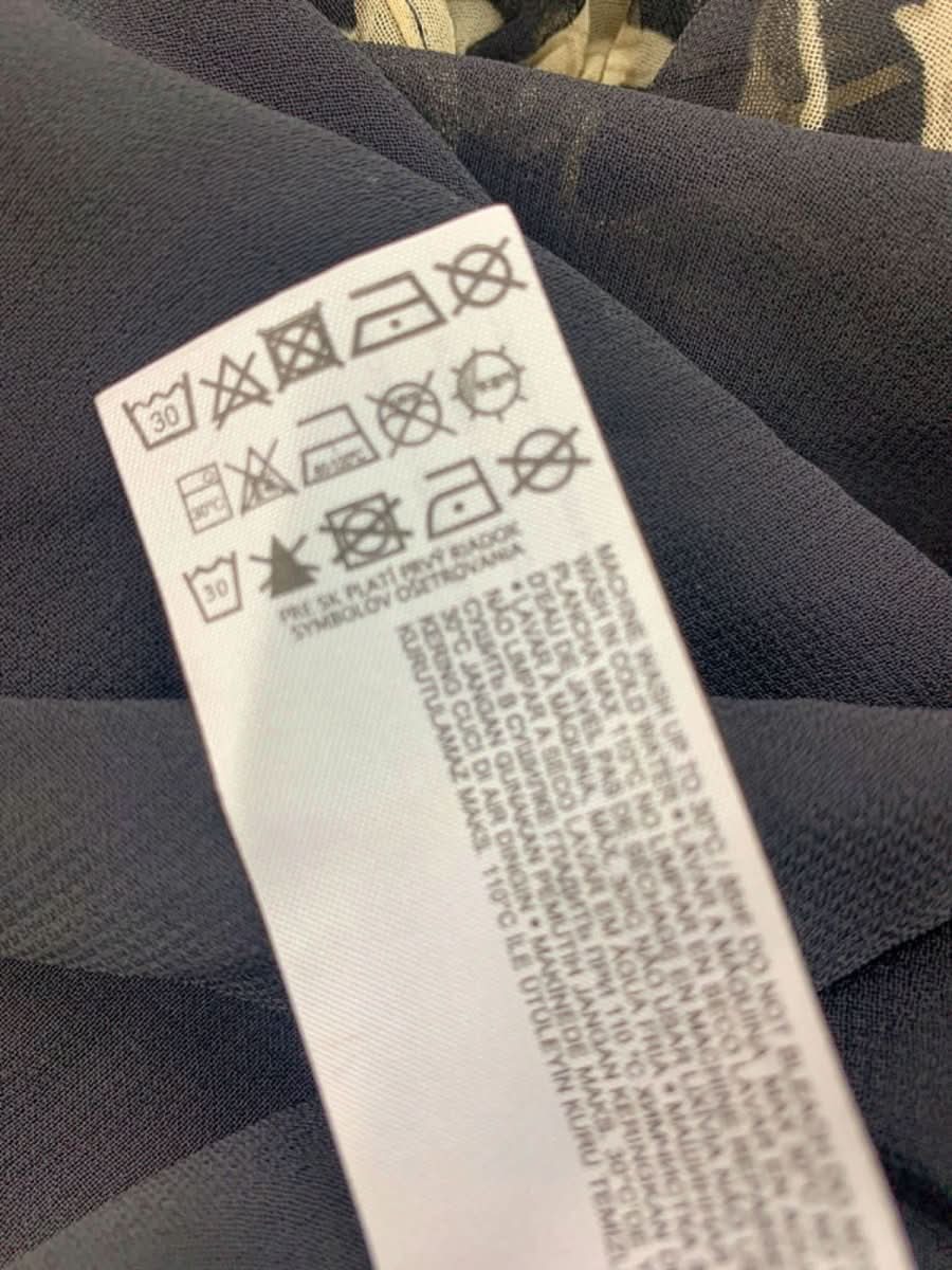 Mango Black Floral Print Chiffon Dress XS - Reliked