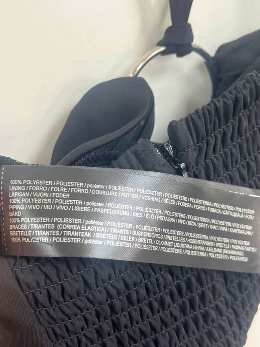 Mango Black Jumpsuit UK XS - Reliked