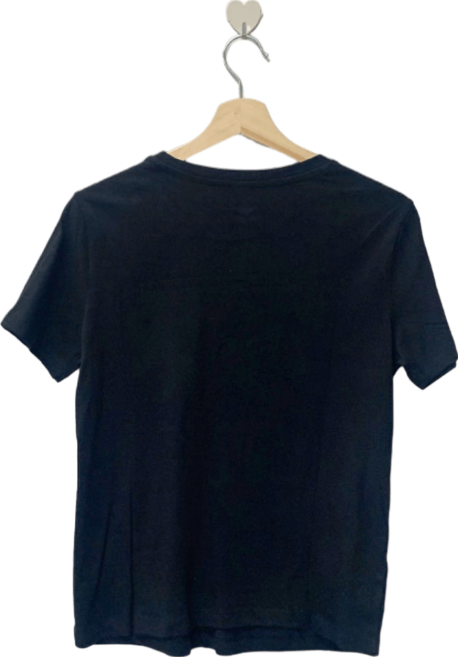 Mango Black Regular Fit T-shirt S - Reliked