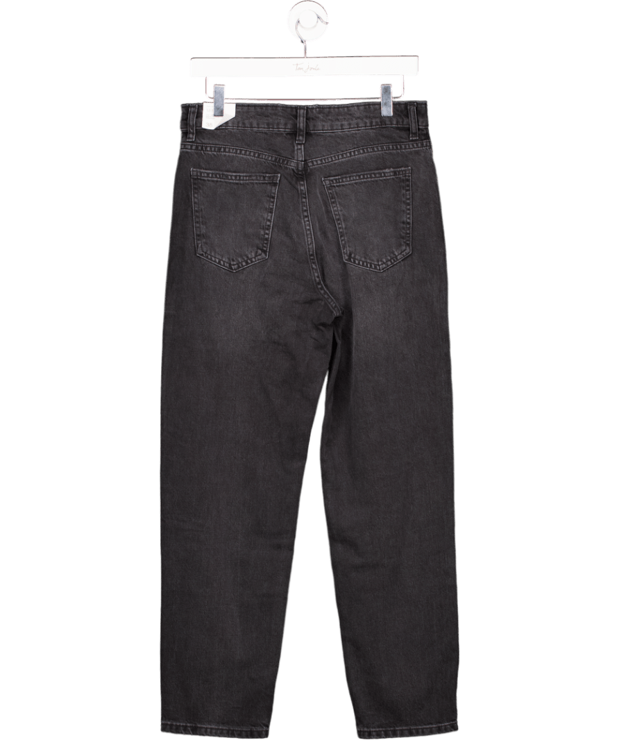 MANGO Black Wash Mom2000 High - rise Jeans UK 10 - Reliked
