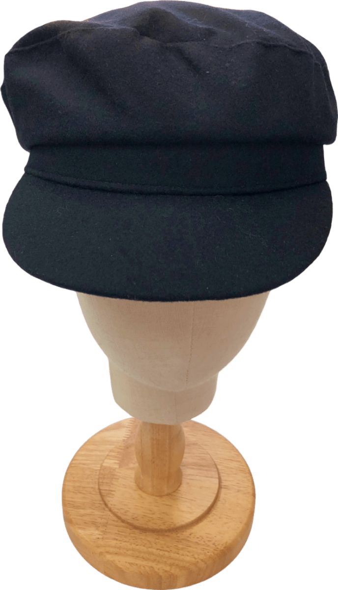 Mango Black Wool Cap UK S - Reliked