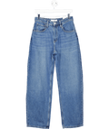 MANGO Blue High - rise Balloon Jeans UK 8 - Reliked