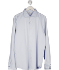 MANGO Blue Slim - fit Twill Fabric Suit With Shirt Cufflinks UK XXL - Reliked