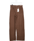 MANGO Chocolate Brown Mid - rise Barrel Jeans UK 8 - Reliked