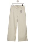 MANGO Cream Catherin Culotte High - rise Jeans UK 14 - Reliked