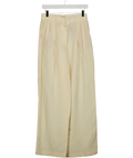 MANGO Cream Straight Mid - rise Suit Trousers UK 6 - Reliked