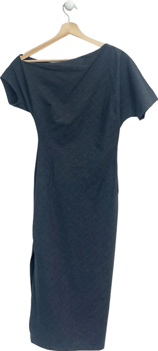 Mango Dark Grey Adriana Dress UK XS - Reliked