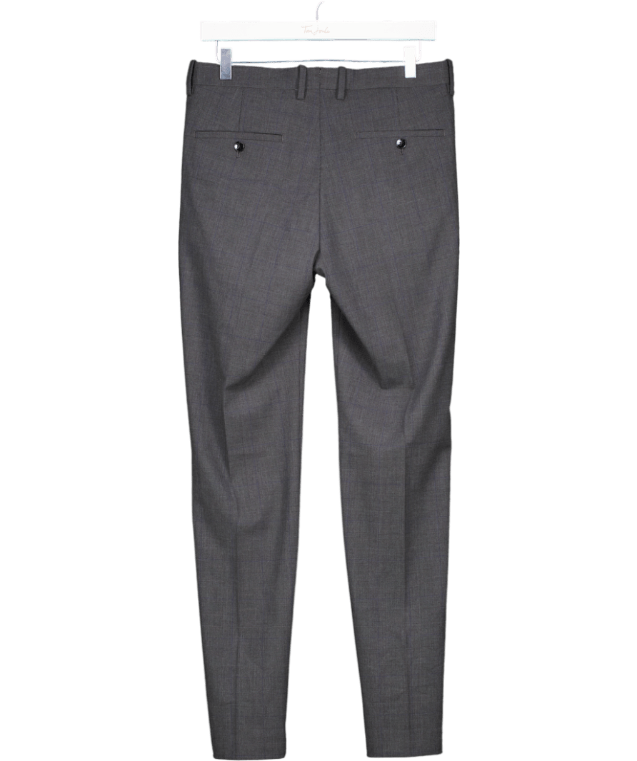 MANGO Grey Stretch Fabric Super Slim - fit Suit Trousers W30 - Reliked