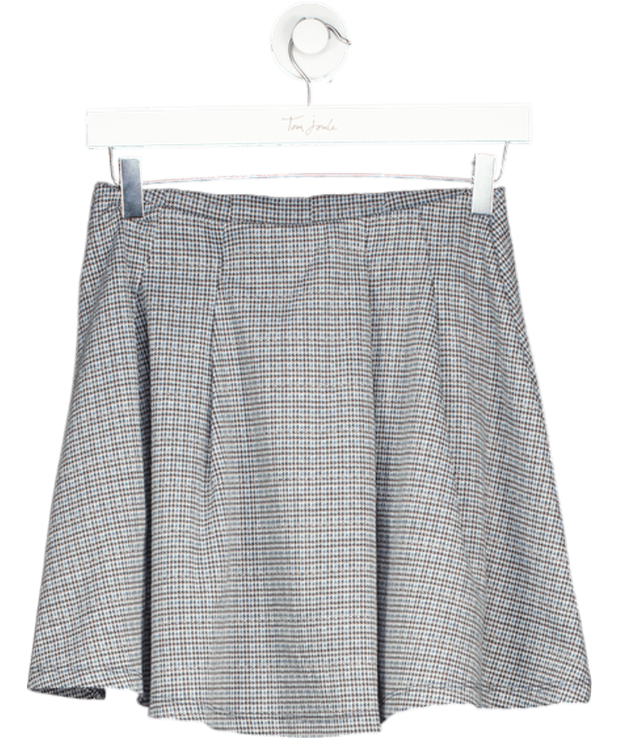 MANGO Houndstooth Grey Skirt 13 Years - Reliked
