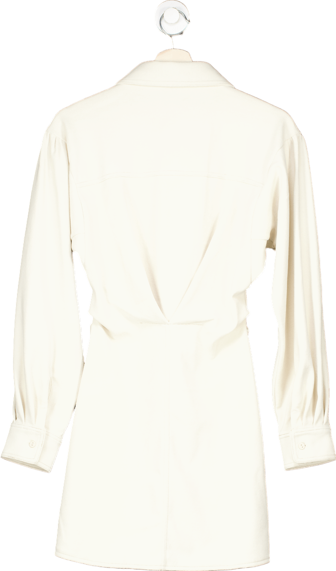 MANGO Ivory Shirt Dress UK S - Reliked