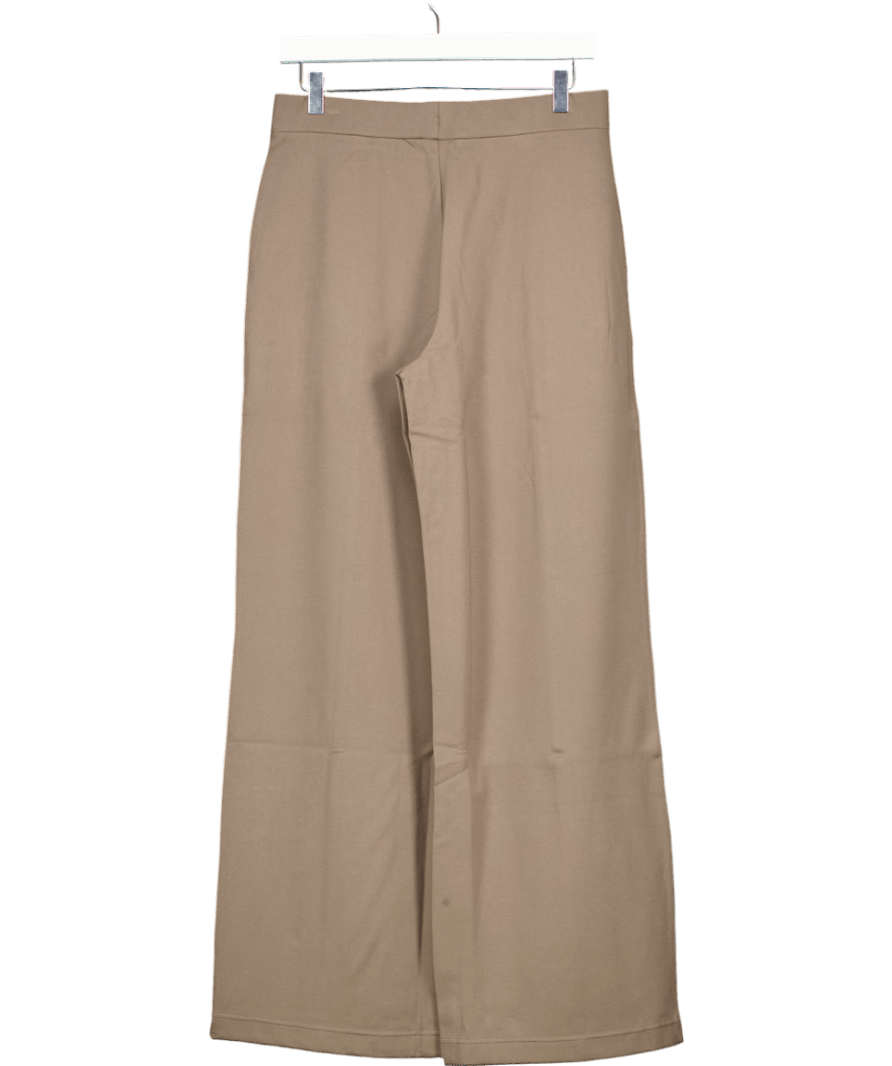 MANGO Kahki Green Jogger Trousers With Elastic Waist UK S - Reliked