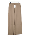 MANGO Kahki Green Jogger Trousers With Elastic Waist UK S - Reliked