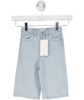 MANGO Light Blue Embroidered Culotte Jeans 9 - 12 Months - Reliked