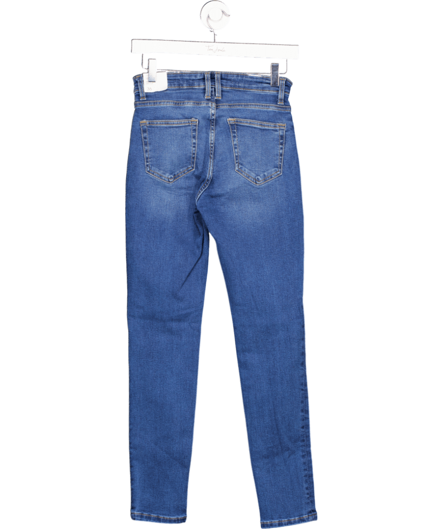 MANGO Mid Blue Mid - rise Skinny Jeans UK 8 - Reliked