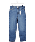 MANGO Mid Blue Mom2000 High - rise Jeans UK 12 - Reliked