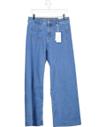 MANGO Mid Blue Wide - leg Jeans With Pockets UK 10 - Reliked
