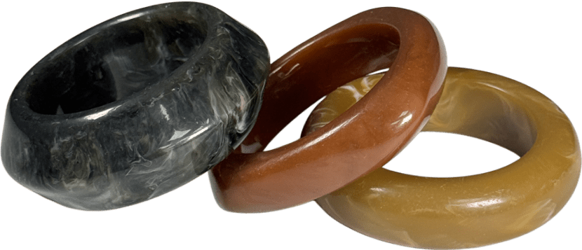 MANGO Multicoloured Set Of 3 Bangles - Reliked