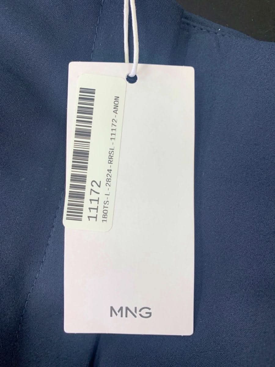 Mango Navy Blue Sailor Trousers UK 12 - Reliked