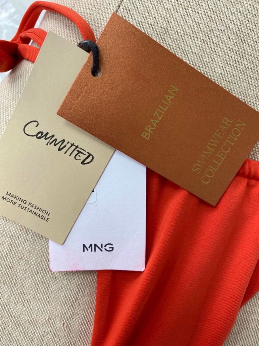 Mango Red Brazilian Swimwear Bottoms S - Reliked