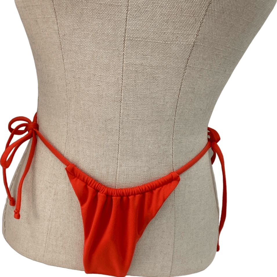 Mango Red Brazilian Swimwear Bottoms S - Reliked