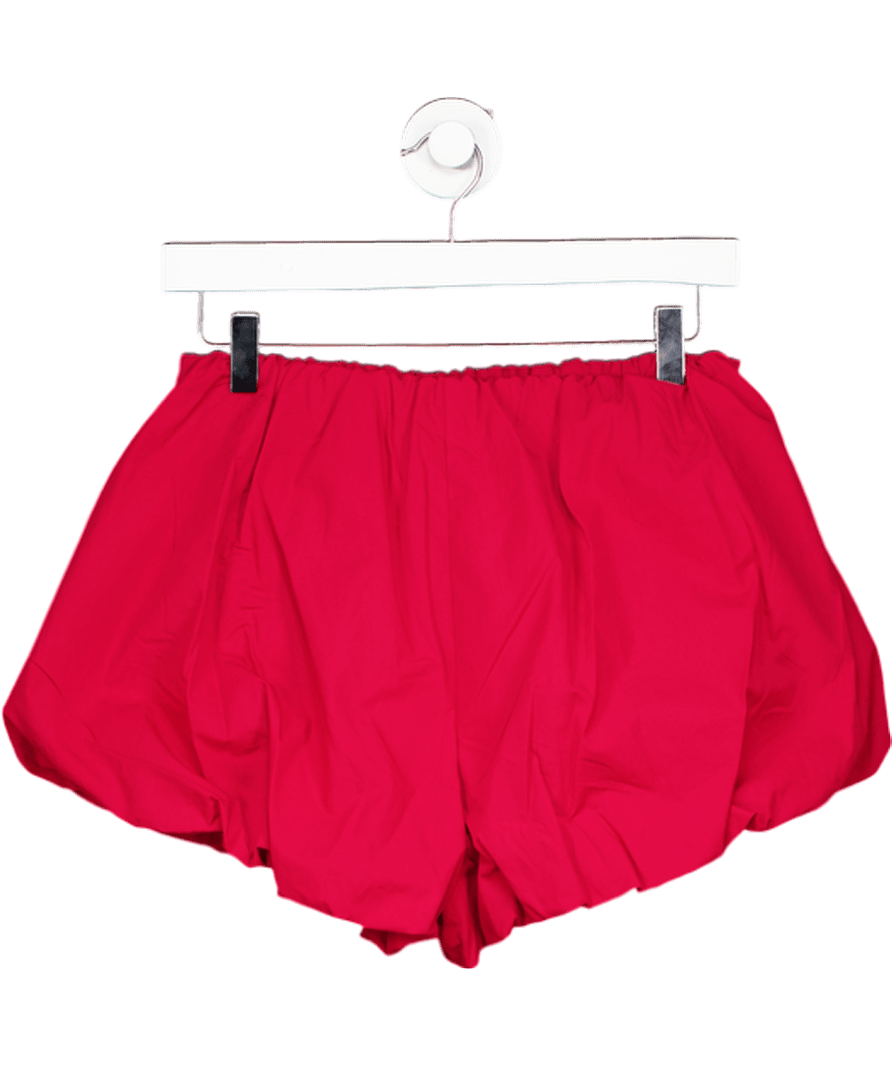 MANGO Red Puffball Short UK 6 - Reliked