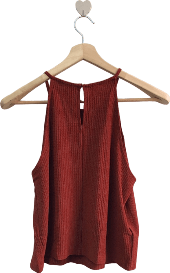 Mango Rust Matilda Top UK L - Reliked