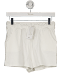 MANGO White Cotton Drawstring Waist Shorts 13 Years - Reliked