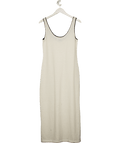 MANGO White Crochet Midi Dress UK M - Reliked