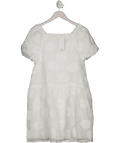 MANGO White Floral Embroidery Dress 13 Years - Reliked