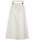 MANGO White High - waisted Wide - leg Jeans UK 6 - Reliked