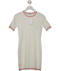 MANGO White Short Tennis Dress With Contrasting Trim UK M - Reliked