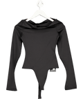 maniere de voir Black Eva Boat Neck Bodysuit UK 8 - Reliked