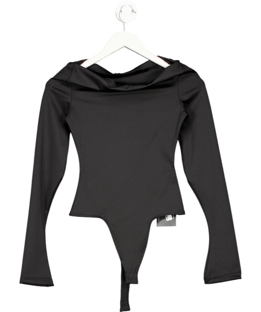 maniere de voir Black Eva Boat Neck Bodysuit UK 8 - Reliked