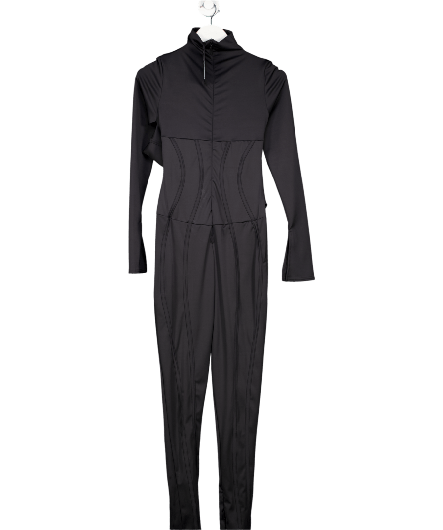 maniere de voir Contour Jumpsuit With Buttoned Corset - Black UK 10 - Reliked
