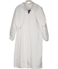 Mantu White Cotton Maxi Dress UK 12 - Reliked