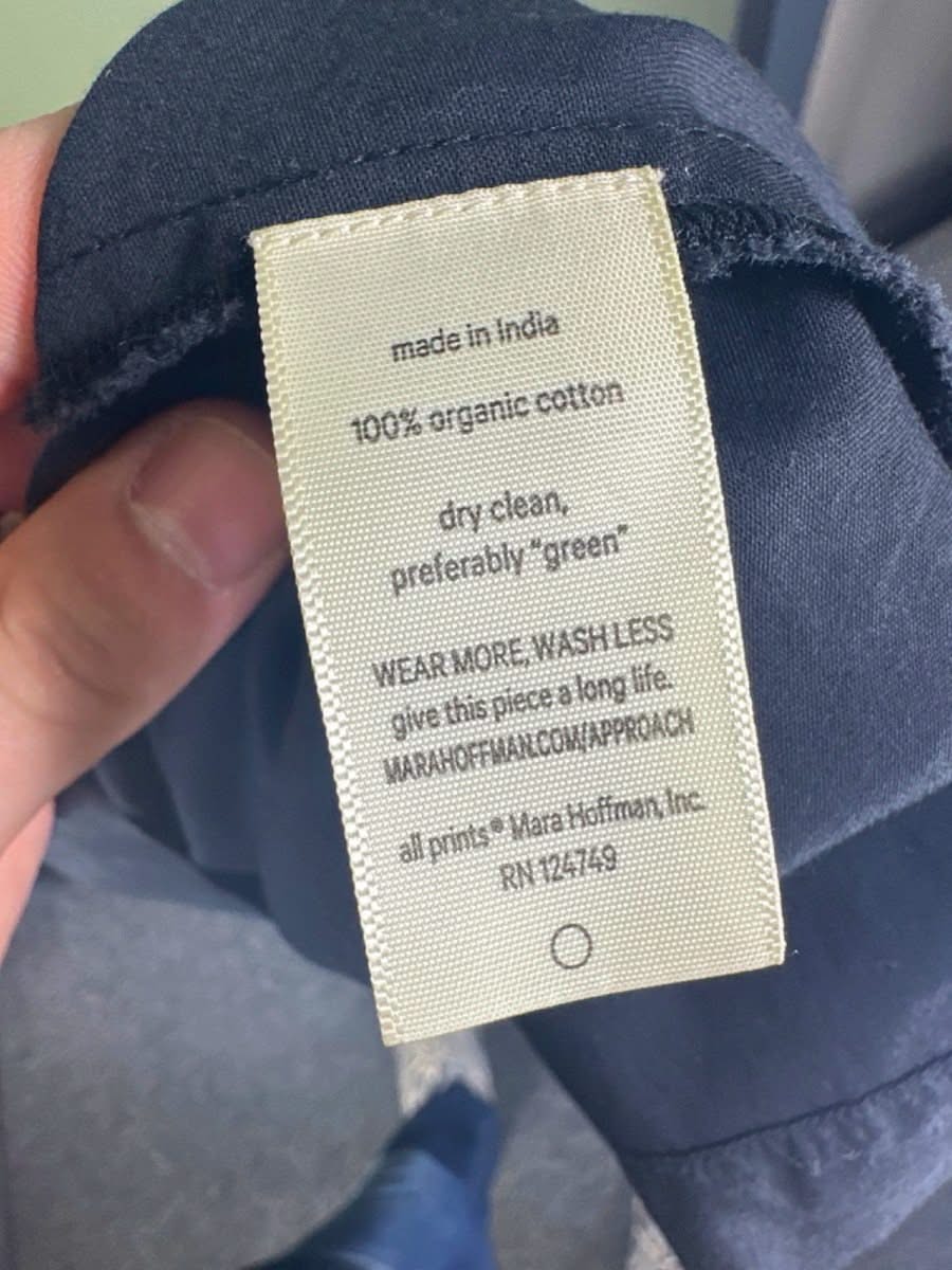 Mara Hoffman Black Organic Cotton Maxi Dress UK XS - Reliked