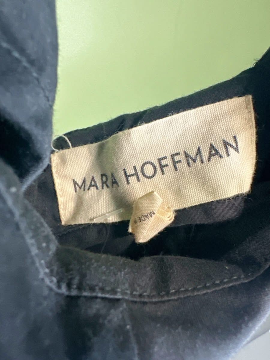 Mara Hoffman Black Organic Cotton Maxi Dress UK XS - Reliked