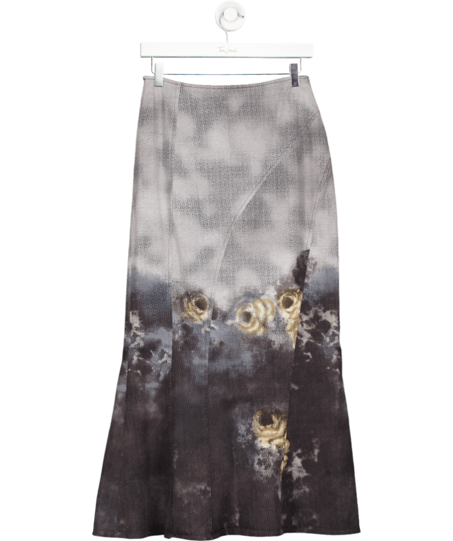 marbu Grey Verse Maxi Skirt UK S - Reliked