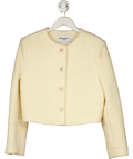 Marcela London Cream Wool Tweed Jacket Cashew UK S/M - Reliked