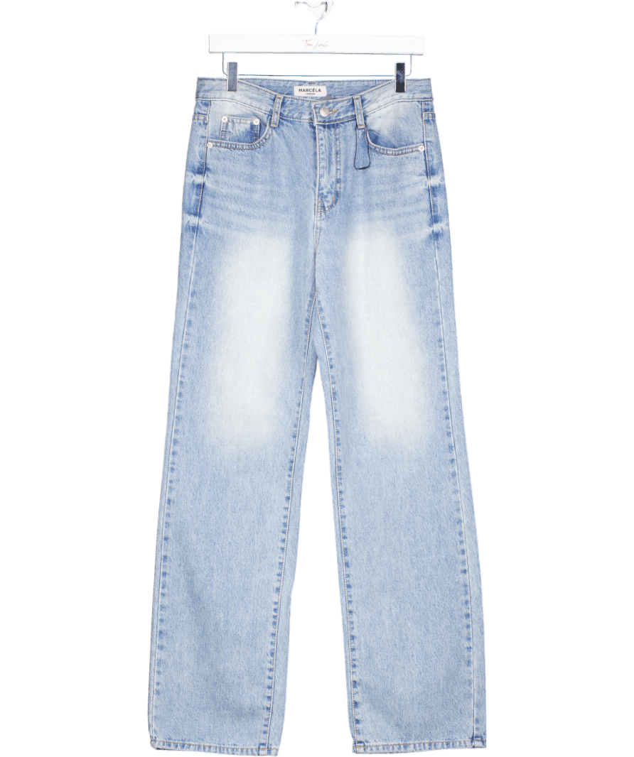 Marcela London Light Blue Straight Leg Jeans UK S - Reliked