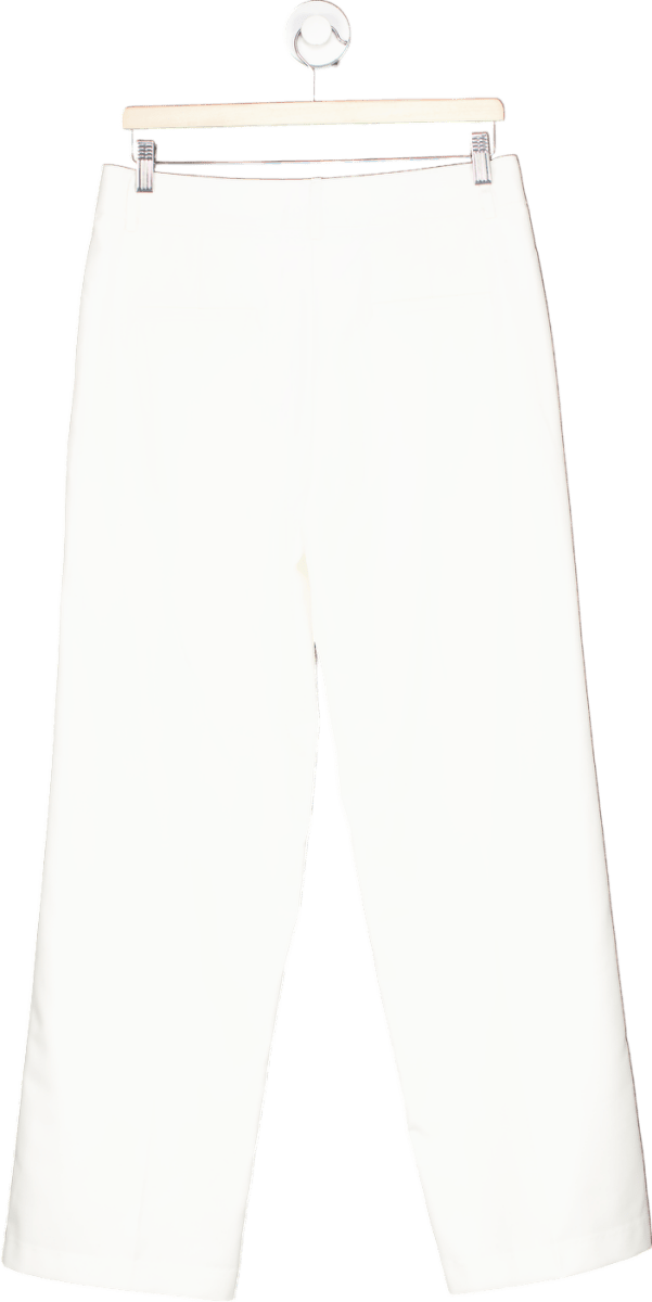 Marcela White Wide Leg Trousers M - Reliked