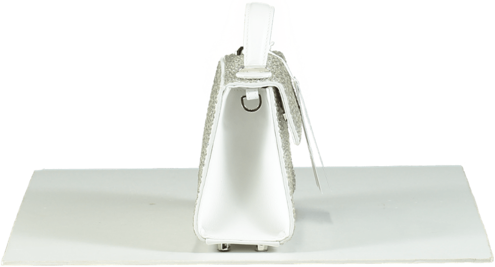 Marina Raphael Silver Crystal Micro Stella Bag - Reliked