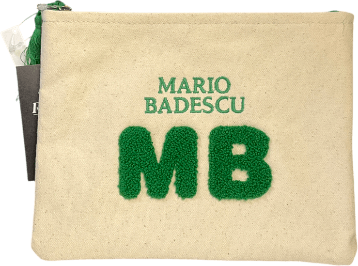 Mario Badescu Cream Canvas Pouch One Size - Reliked
