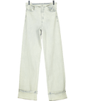 Mars the Label Blue Acid Wash Wide Leg Jeans UK 8 - Reliked