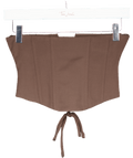Mars the Label Brown Bandeau Style Corset UK 8 - Reliked