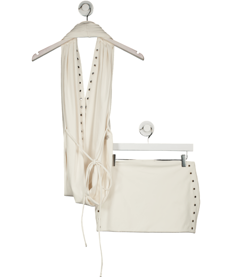Mars the Label Cream The Leia Top And Skirt Set UK 8 - Reliked