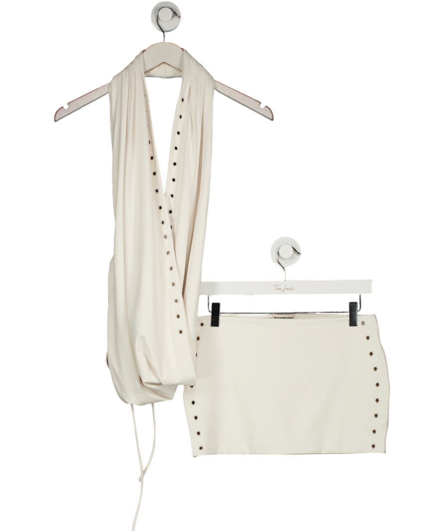 Mars the Label Cream The Leia Top And Skirt Set UK 8 - Reliked