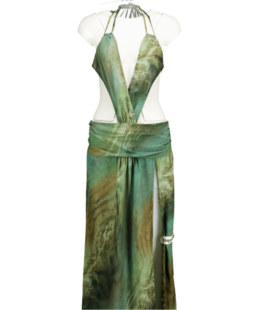 Mars the Label Green The Ari Maxi In Teal Print UK 8 - Reliked