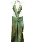 Mars the Label Green The Ari Maxi In Teal Print UK 8 - Reliked